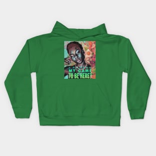 I Paused my Game to be Here? Kids Hoodie